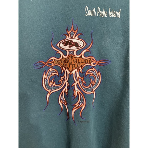 Vintage 90s Robert Allan Surf Sportswear Graphic Crewneck Sweatshirt Size XL - Picture 3 of 6